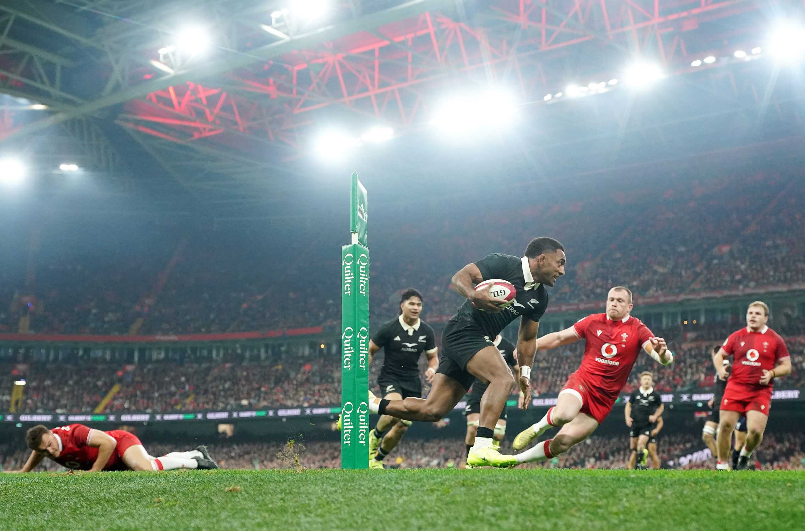 New Zealand extend winning run against Wales to 34 games despite Tom Rogers treble