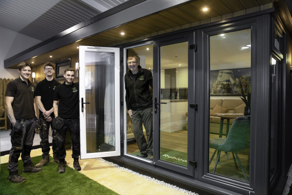 Teen’s summer job turns into fast-track rise to site manager at booming garden rooms firm