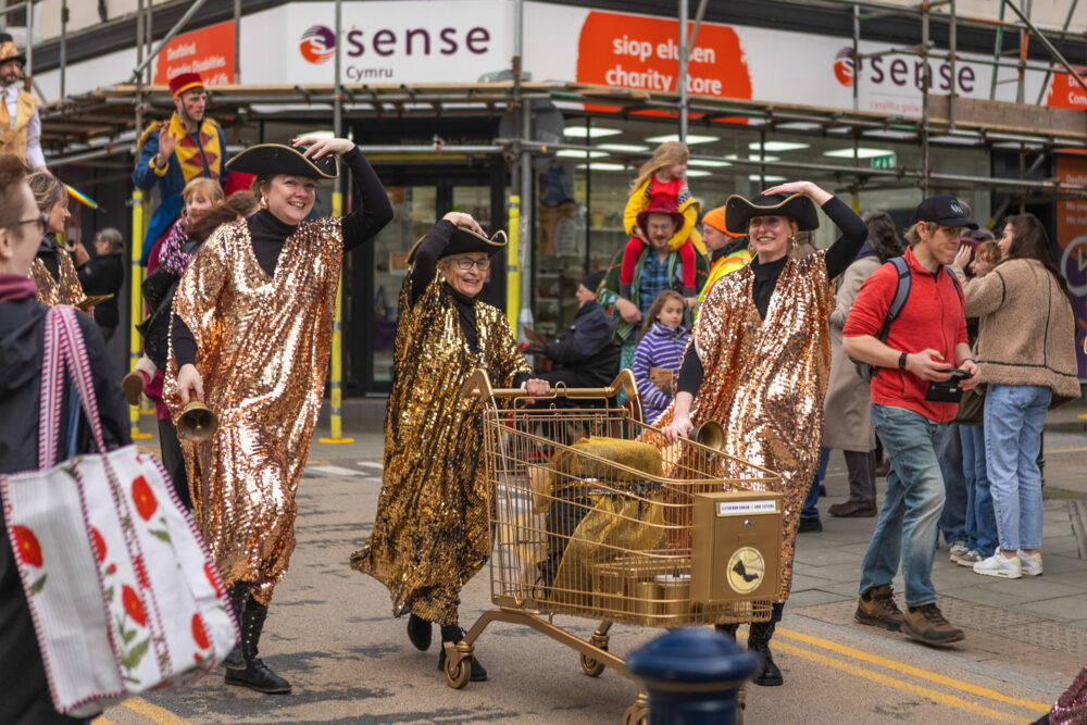 Town crier tradition reimagined in Aberystwyth for Valentine’s Day