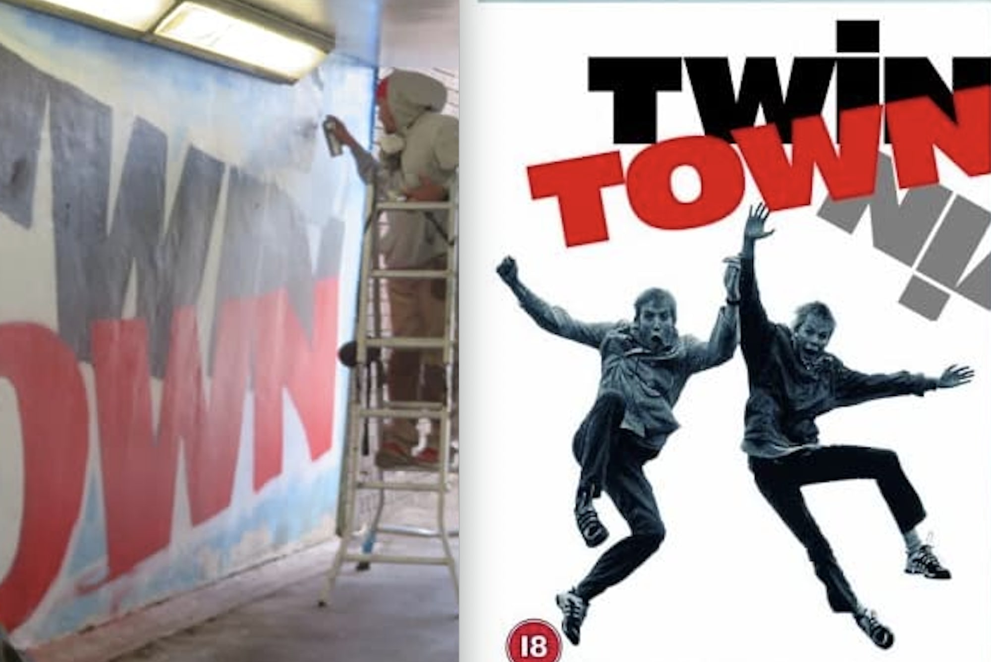The brilliant Twin Town mural taking shape in Port Talbot