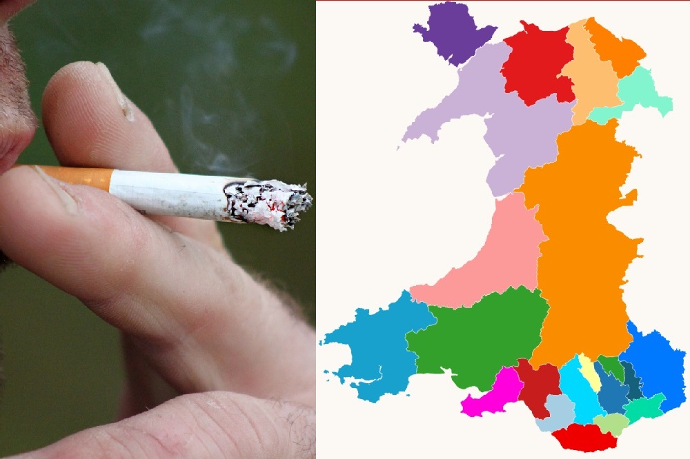 Interactive map shows proportion of smokers in every part of Wales