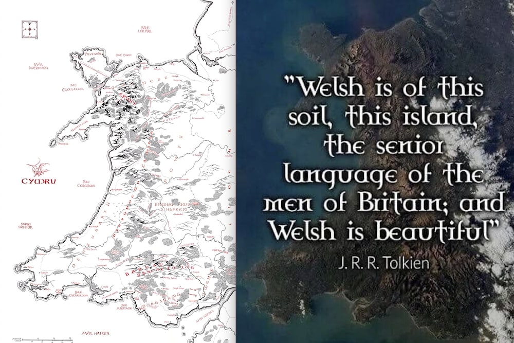 People have fallen in love with beautiful Welsh Lord of the Rings map