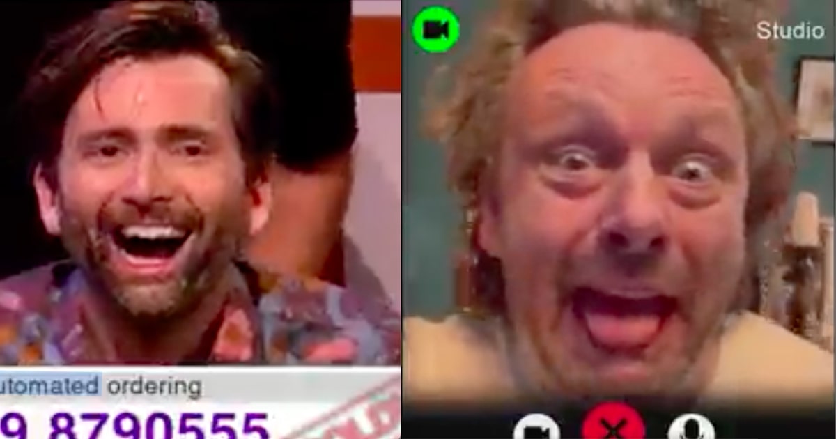 Watch David Tennant Is Bought By Michael Sheen On Live Tv Trendradars 1473