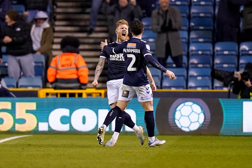 Millwall 2-1 Swansea: Charlie Cresswell and Andreas Voglsammer