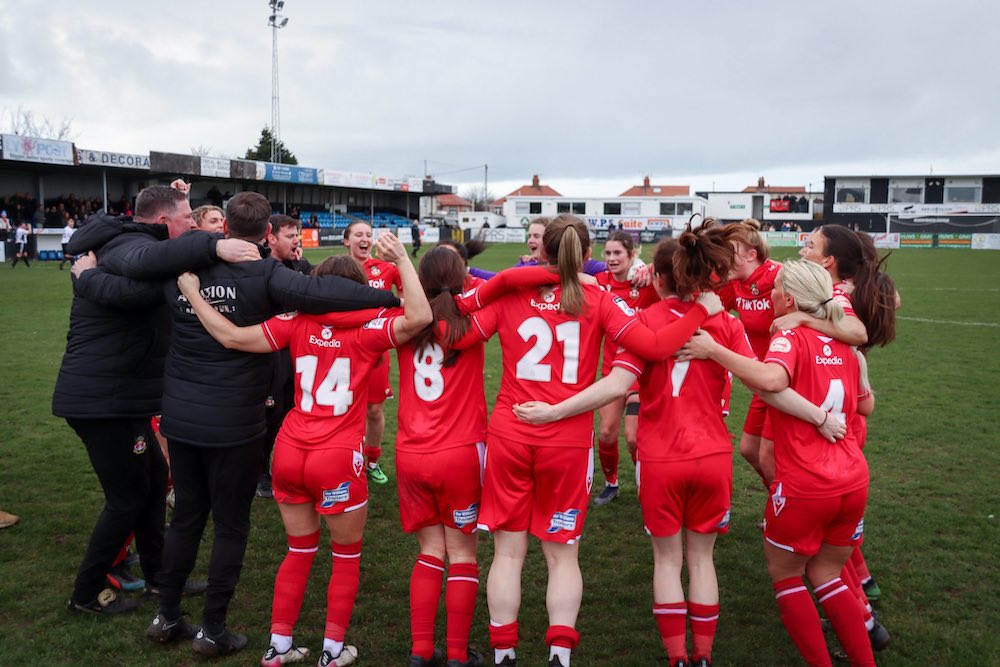 Wrexham Womens Team 2024 Nat Laurie