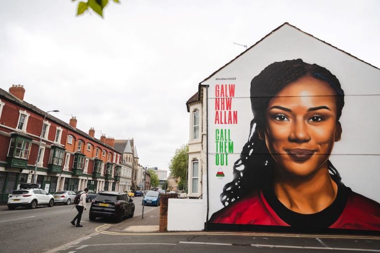 Beautiful New Mural With Anti Racist Message Officially Unveiled In Cardiff