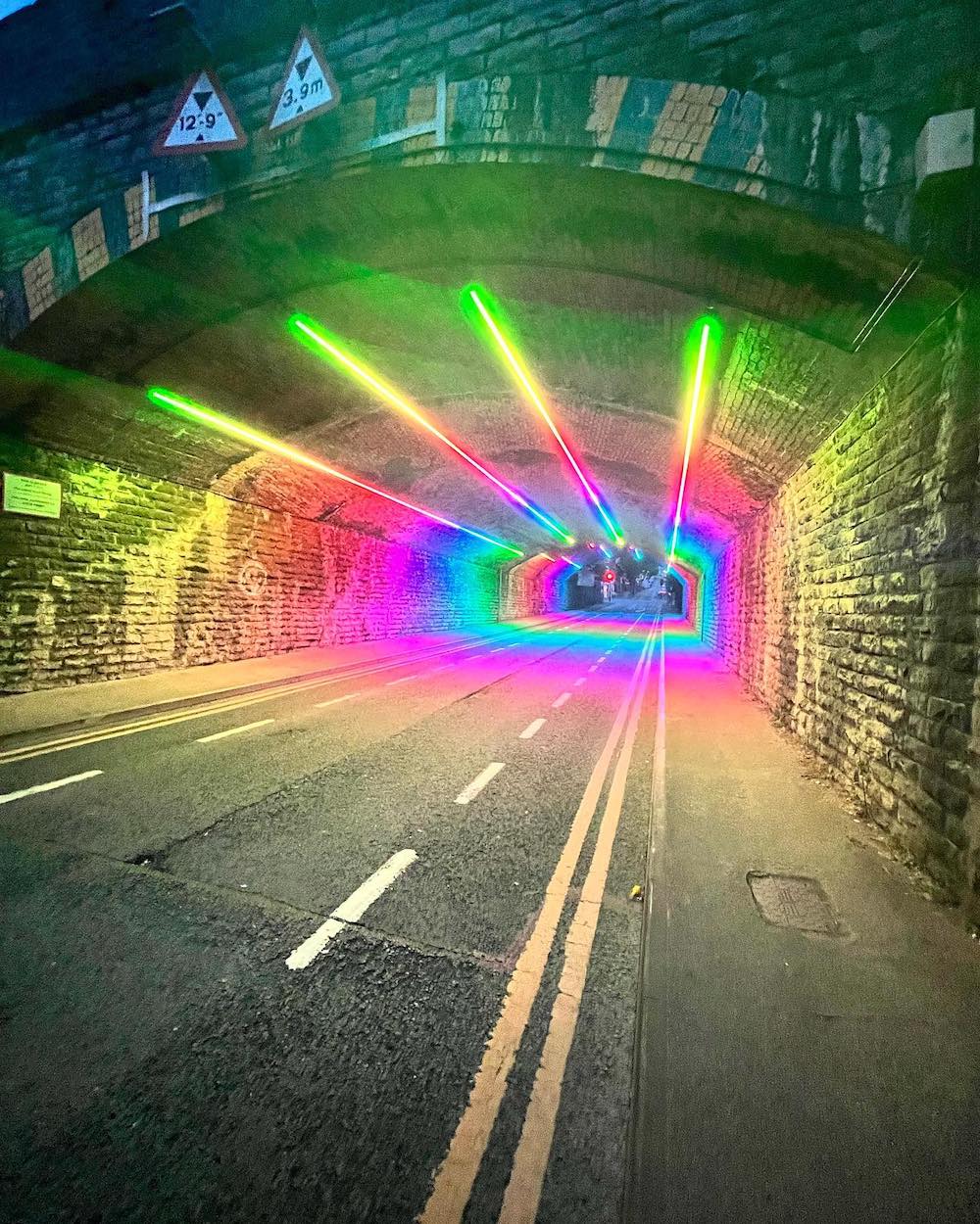 The brilliant pics of the most colourful tunnel in Wales