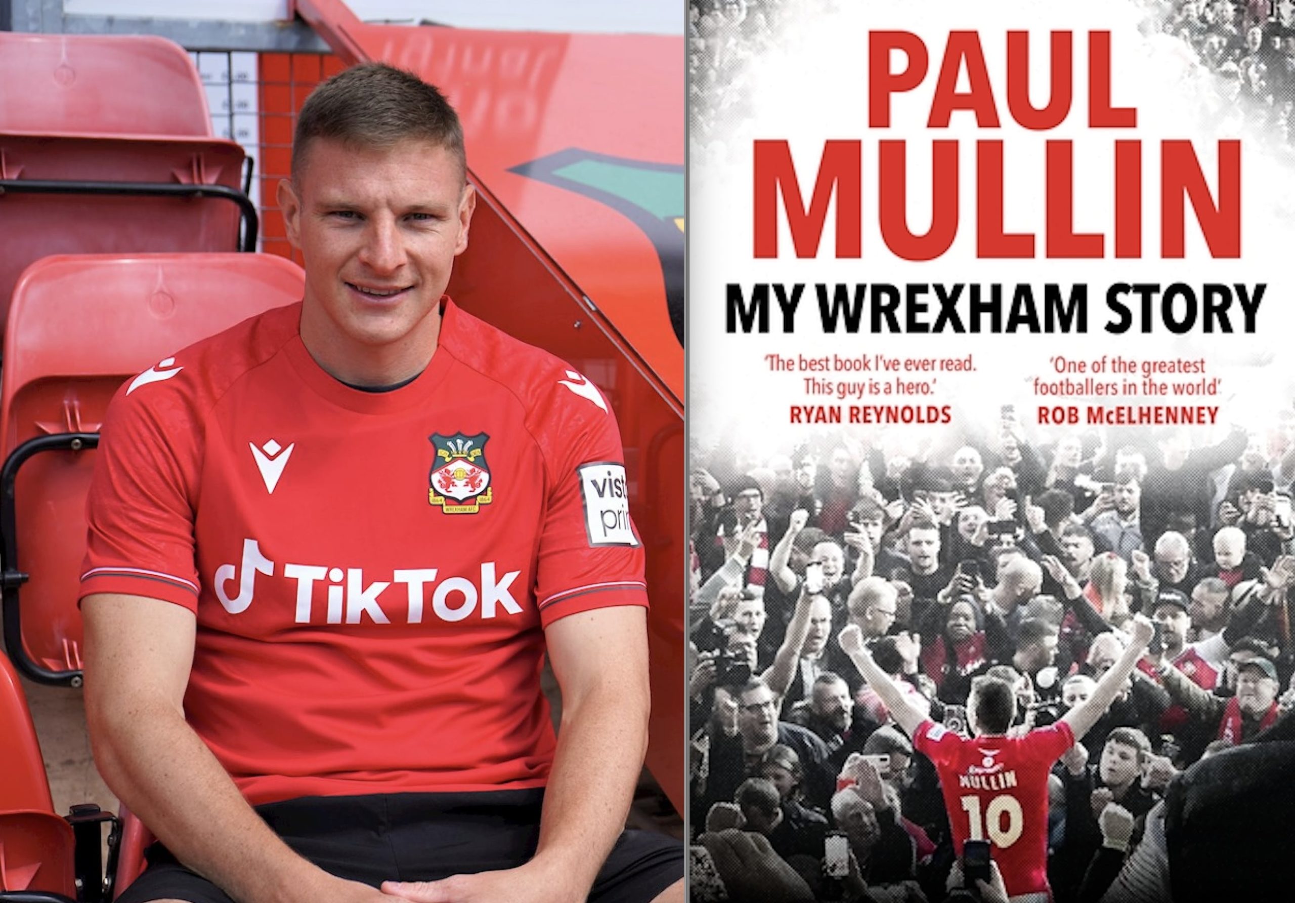 Paul Mullin Wrexham Afc Jersey Tee Wrexham 2023 Football Jersey Shirt