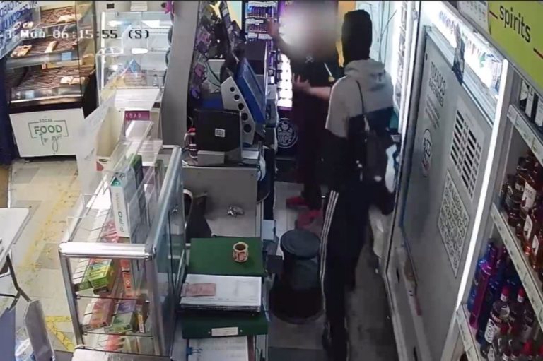 Man who wielded knives in shop robbery jailed for more than five years