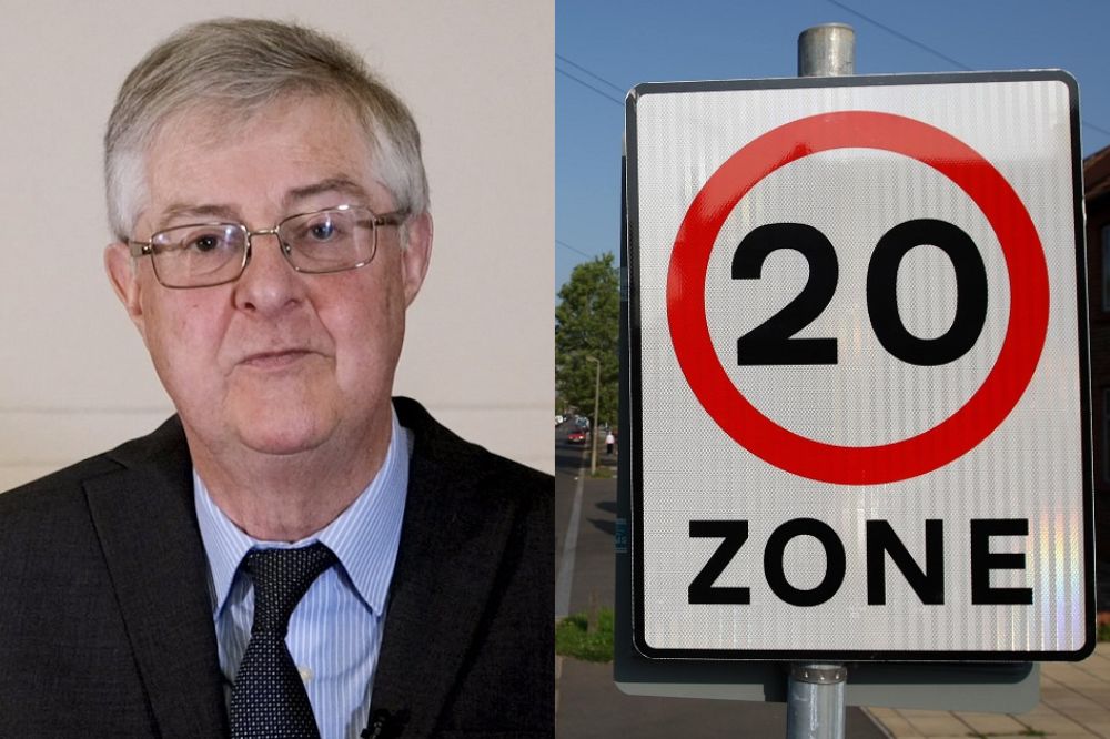 First Minister visits St Brides Major to see impact of 20mph speed limit 
