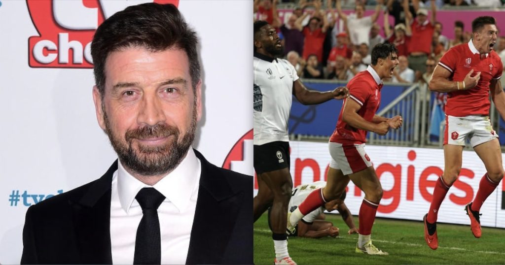 Nick Knowles continues his war of words with Welsh rugby fans