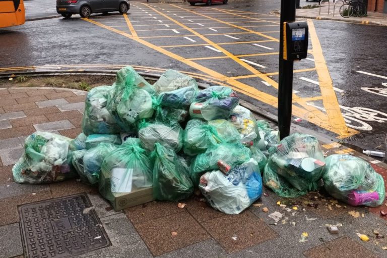 The state of Cardiff's streets as waste collection strikes continue