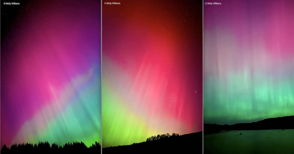 The magical Northern Lights display across Wales