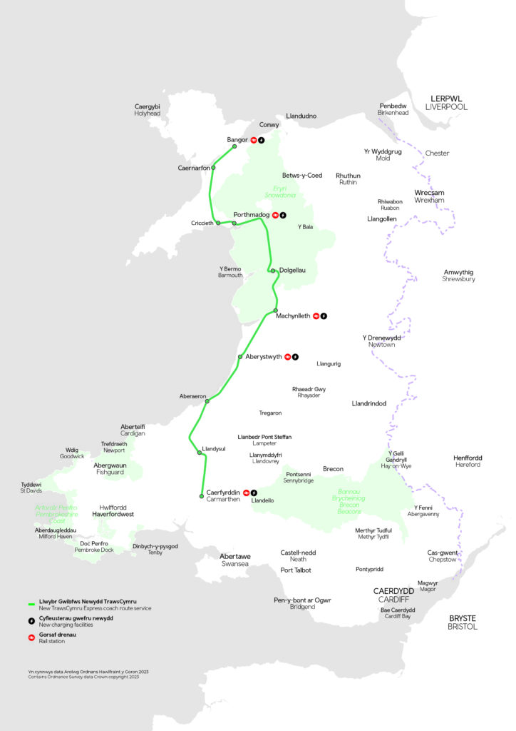 Consultation on express coach service between north and south Wales ...